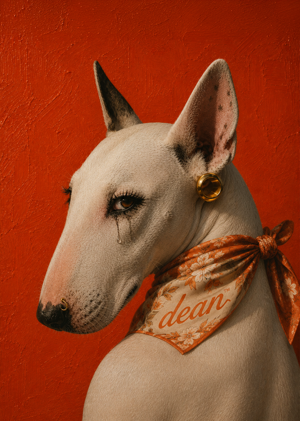BEAUTY ON A LEASH WALL FRAME