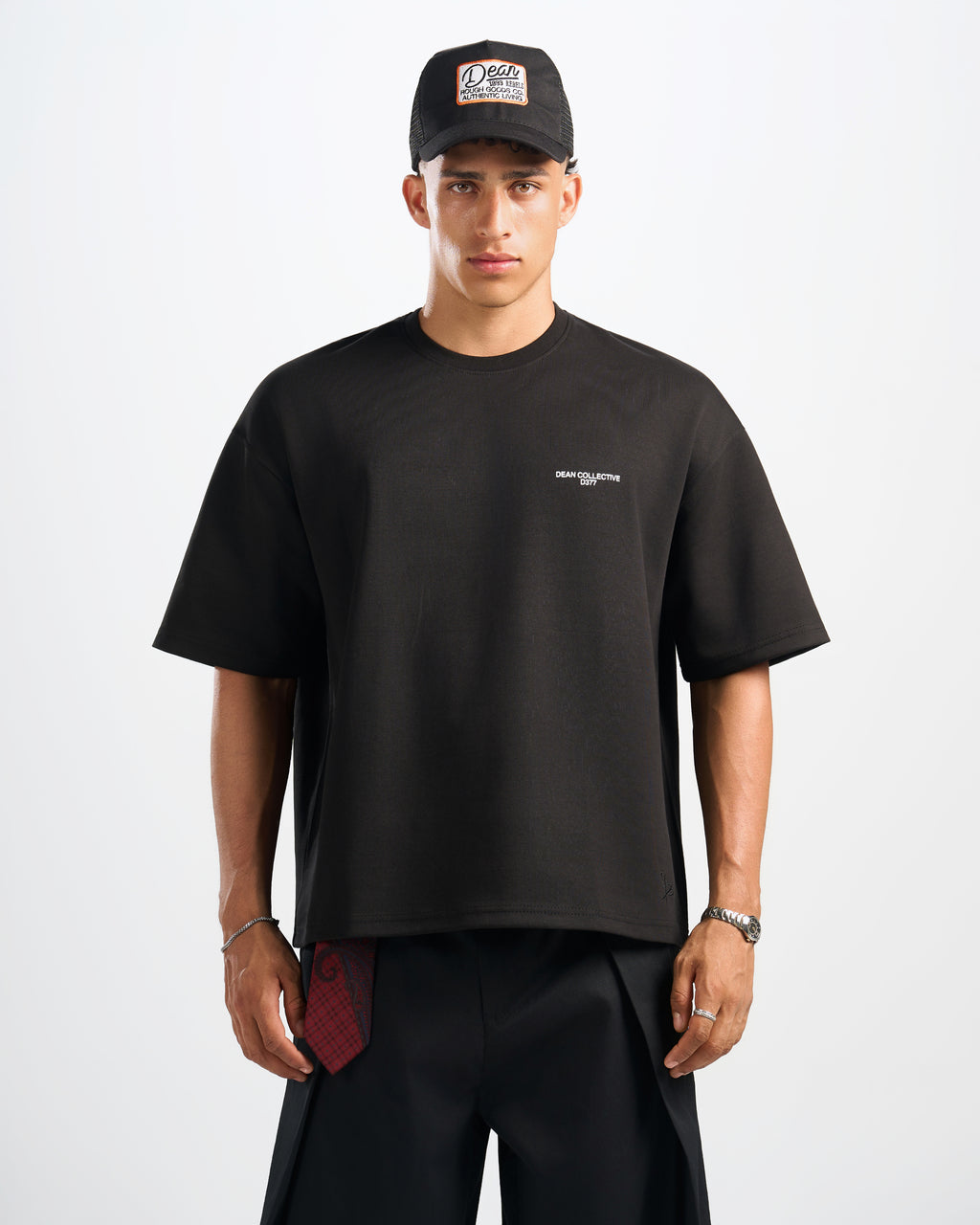 Black Dean Collective D377 Boxy T-Shirt