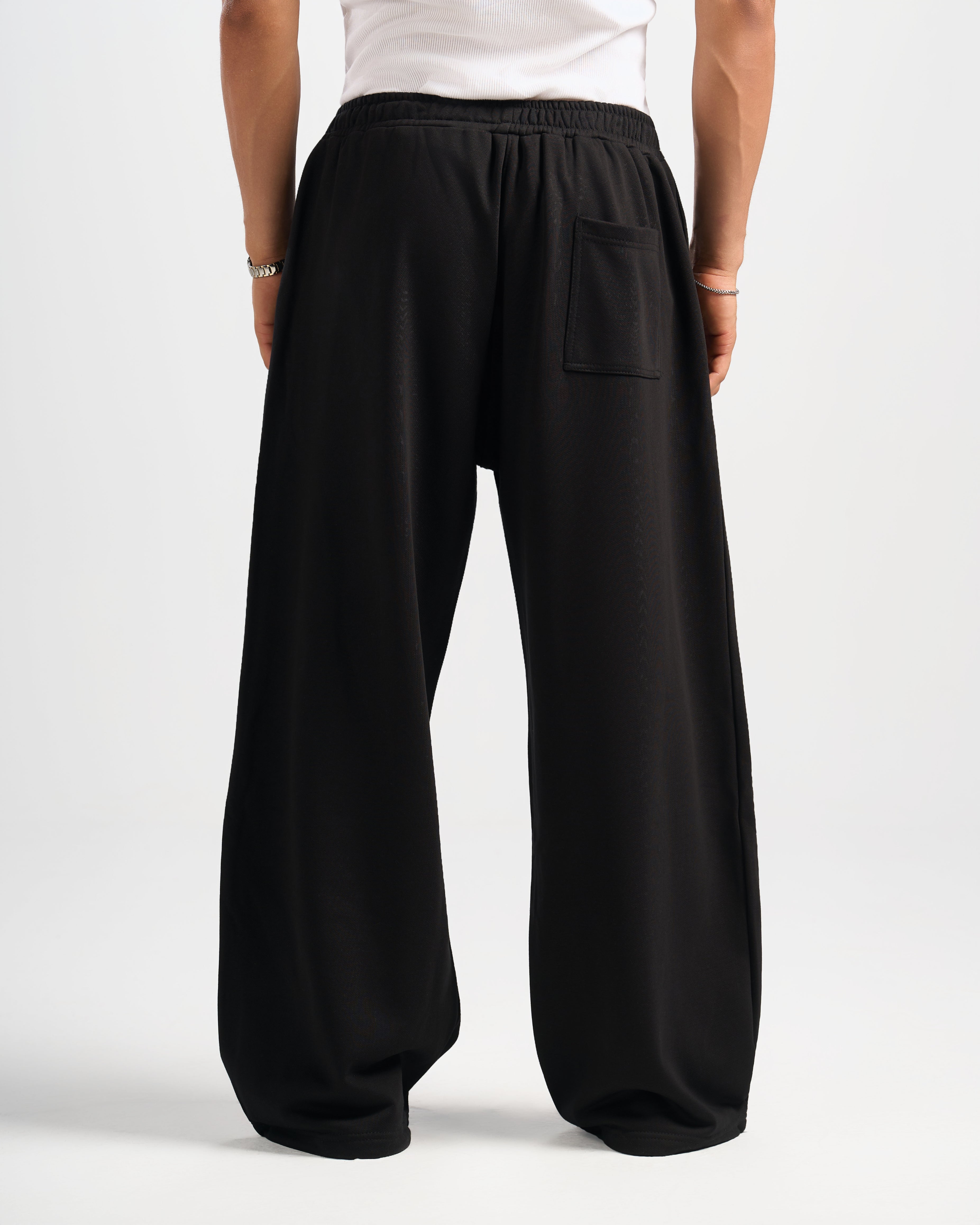 Black Dean Collective D377 Wide-Leg Sweatpants