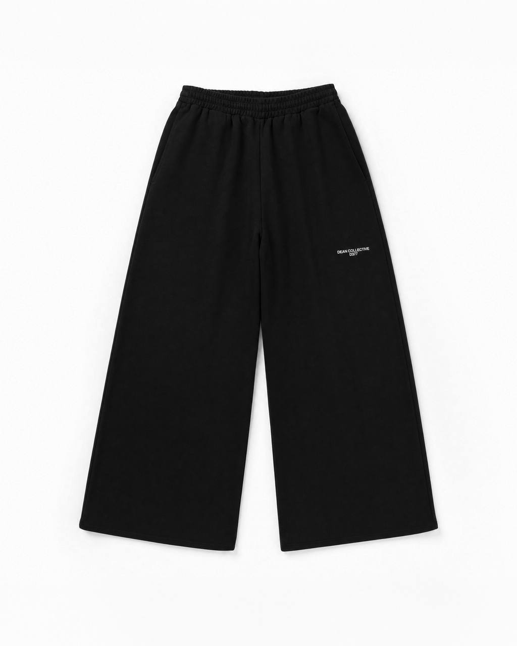 Black Dean Collective D377 Wide-Leg Sweatpants